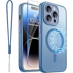 ROYBENS for iPhone 14 Pro-Max Matte Clear Case