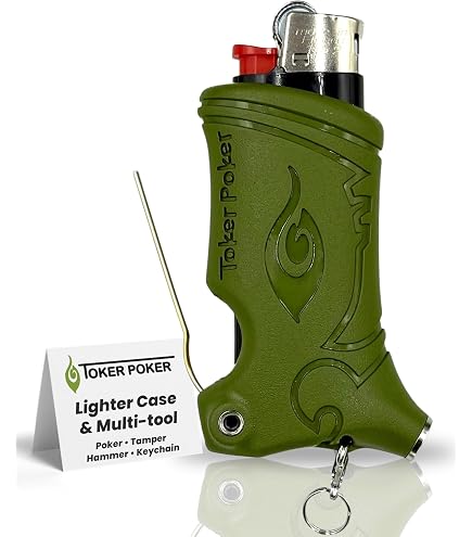 Toker Poker - BIC Feuerzeugkoffer Multi-Tool, Goldenes Lehrer-Design, All- Inclusive-Werkzeug Für Camping Und Andere Toker Poker - BIC Feuerzeugkoffer Multi-Tool, Goldenes Lehrer-Design, All- Inclusive-Werkzeug Für Camping Und Andere