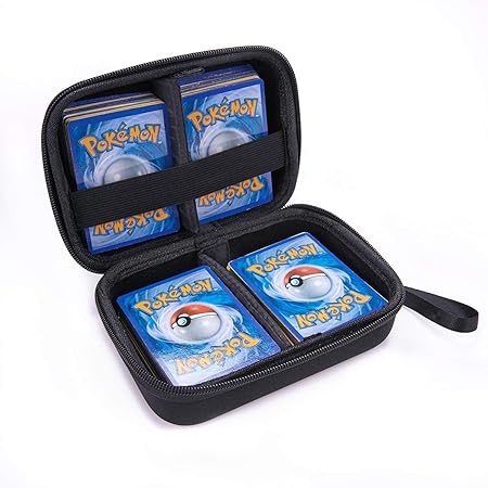 Annle-Tragetasche für Pokemon-Sammelkarten für bis zu 400 Pokemon-Sammelkarten,Robustes Eva-Etui mit Handschlaufe