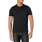 Perry Ellis Men's Cool Interlock Crew Neck Short Sleeve Tee with Lightweight, Moisture-Wicking Fabric