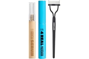 Babe Original Viral Lashes Set for Longer-Looking Eyelashes, Babe Lash Serum, 4 Real Mascara, Pro Lash Separator