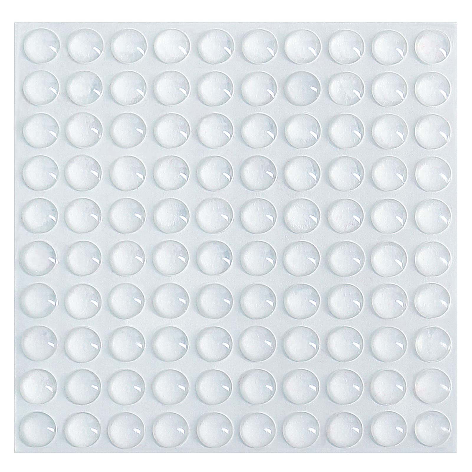 Shintop 100pcs Soft Close Dampers, Cupboard Door Stoppers Sticky Rubber Feet Bumper Pads Noise Reducer for Wall and Wooden Floor