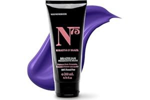 N75 Keratin Hair Smoothing Treatment - Formaldehyde-Free Brazilian Straightening - Deep Repair & Shine - Long-Lasting Frizz C