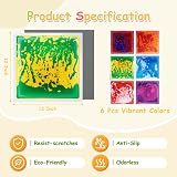 Art3d Colorful Liquid Sensory Floor Tiles 11.8 x 11.8 6 pcs view 8