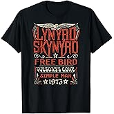Lynyrd Skynyrd - Free Bird Tuesday's Gone Simple Man Songs T-Shirt