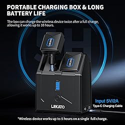 LEKATO 5.8G Wireless Guitar System Upgraded with