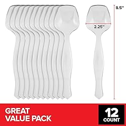 12 Count Clear Plastic Utensils for