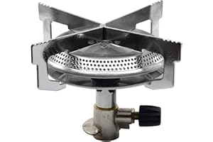 hBARSCI Primus Portable Burner Stove - 10,000 BTU - For Laboratory, Household, Camping, Backpacking, Trail Hiking
