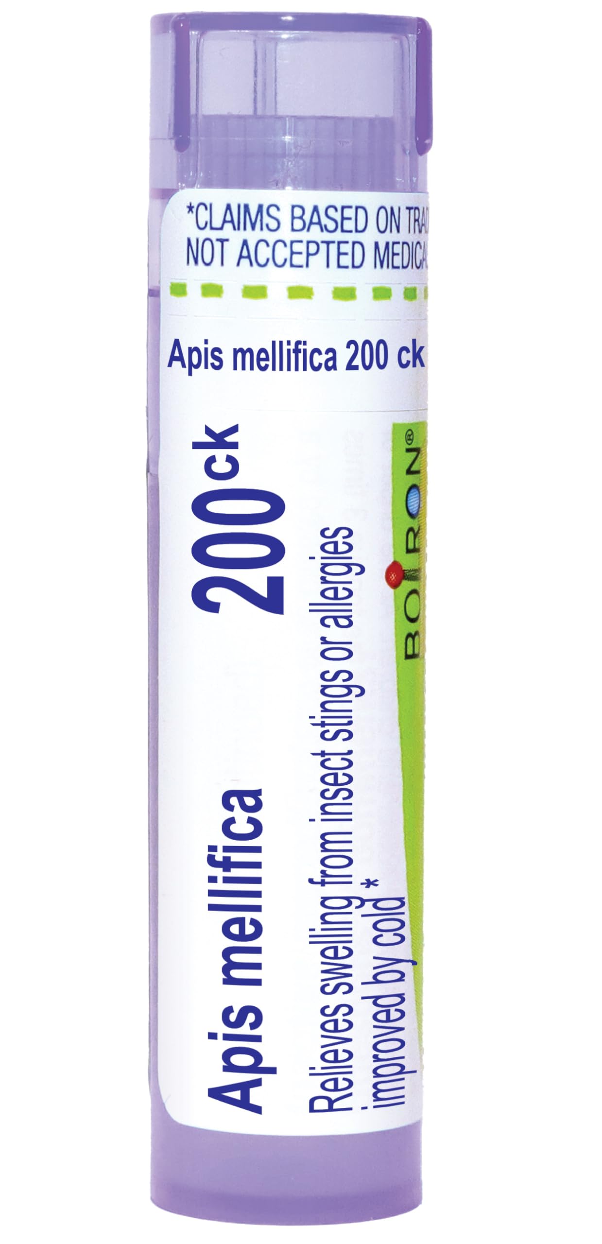 Photo 1 of Boiron Apis Mellifica 200CK, 80 Pellets, Homeopathic Medicine for Insect Bites
