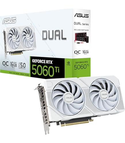 Amazon.com: ASUS Dual GeForce RTX 5060 Ti 16GB GDDR7 OC Edition