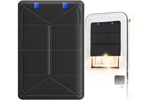 TICARVE RV Accessories Blackout Shades for Window/Door/Skylight 16"*25"Magnetic Foldable Blackout Cover DIY Blocked Area Sunshade for Camper Privacy/Anti-Uv/Insulation with Magnetic Easy Installation