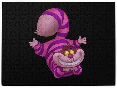 Amazon Co Jp 5ピース 木製 ジグソーパズル チェシャ猫 アリス Puzzle パズル装飾画 Jigsaw インテリア コレクション プレゼント 知育玩具 親子ゲーム 贈り物 プレゼント 52cm 38cm 飾り物 壁掛け壁画 おしゃれ ホーム キッチン