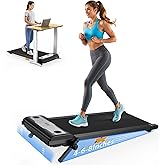 Servfit Walking Pad with Incline, 2.5HP Under Desk Treadmill, 3 in 1 Portable Treadmill with Remote Control, LED Display, Hidden Safety Switch, Mini Walking Jogging Machine for Home Office