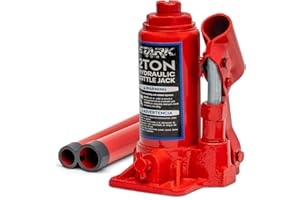 XtremepowerUS 2-Ton Portable Hydraulic Bottle Jack Stand Hydraulic Jack Lift Farm RV Truck Lifting Equipment Shop Hand Pump (5,000 LBS) Capacity