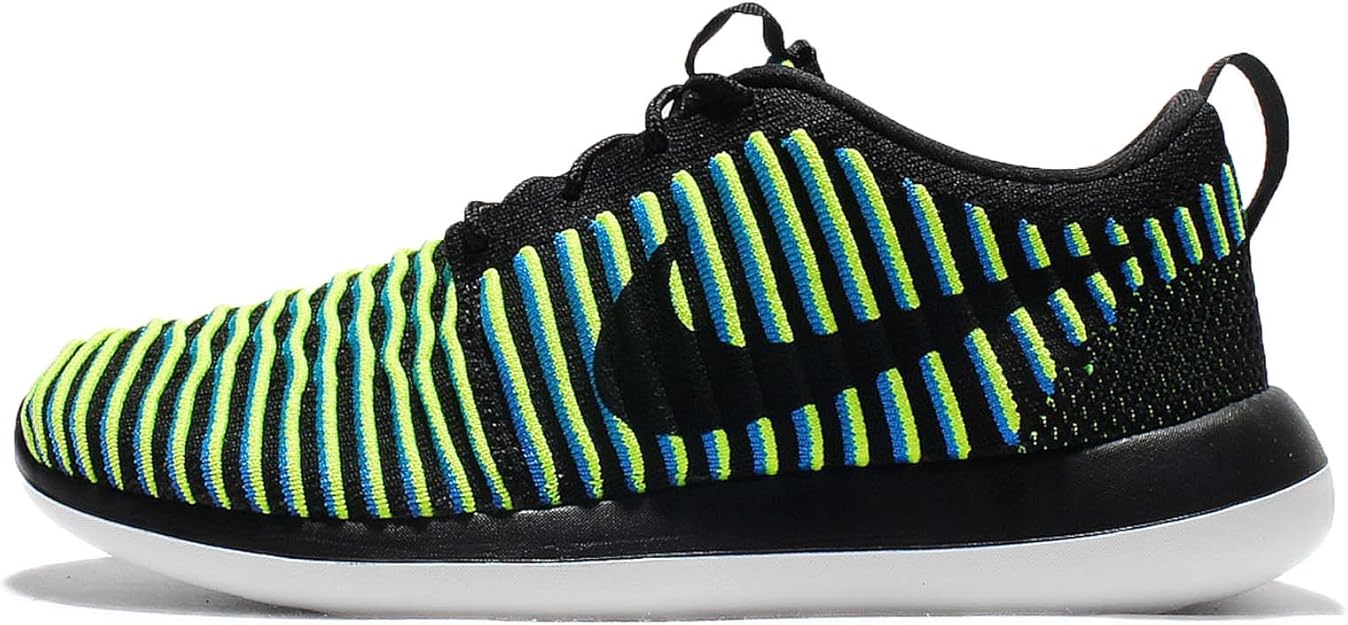 Amazon.com | Nike W Roshe Two Flyknit Women's Sneaker Black 844929 003, Size:42 | Road Running