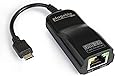 Plugable USB 2.0 OTG Micro-B to 10/100 Fast Ethernet Adapter Compatible With Windows Tablets & Raspberry Pi Zero (ASIX AX88772A chipset)