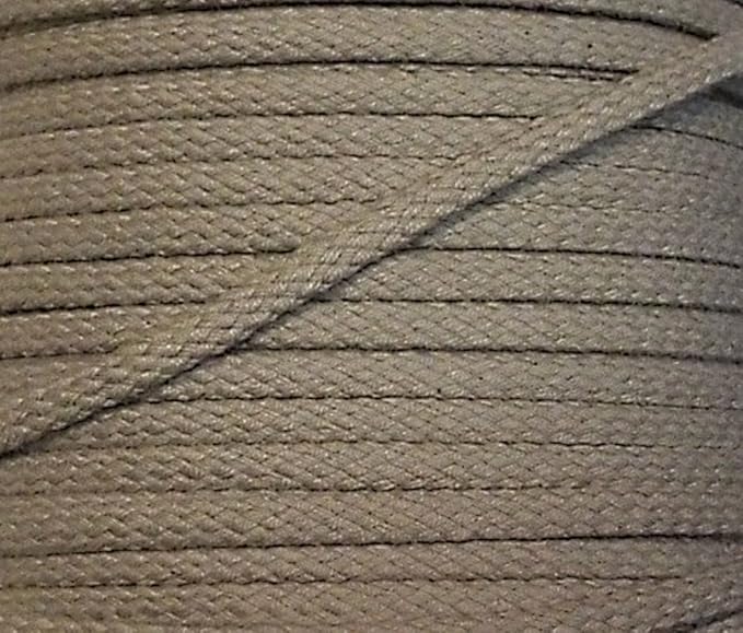 5 m Baumwollkordel 6 mm beige