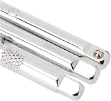 Silverline 598440 Extension Bar Set 3pce 1/4 3/8 1/2 Drive Chrome view 4