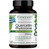 EMERALD LABS Quercetin Phytosome - Quercetin Complex for Immune Support - Vegan & Gluten-Free - 60 Vegetable Capsules