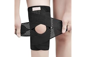 Docbraces Knee Brace with Side Stabilizers for Meniscal Tear Knee Pain ACL MCL Arthritis Injuries Recovery, Breathable Adjust