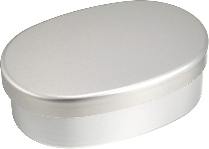 Muji Bento/almuerzo caja aluminio grande ovalada: Amazon.es: Hogar