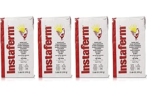Lallemand Instaferm Instant Dry Yeast Leavening Agent, Red, 15.88 Oz (4 Pack)