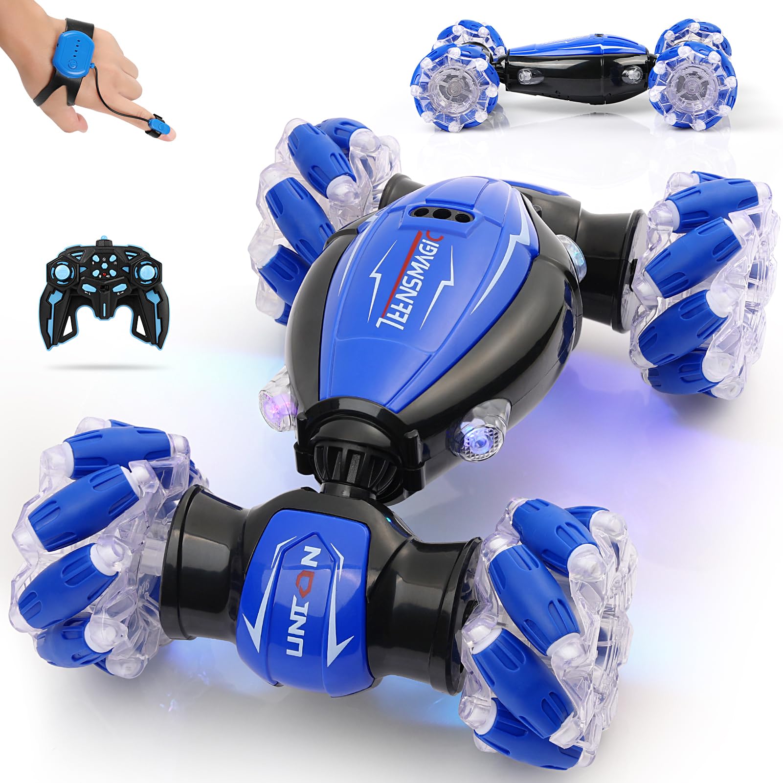 Photo 1 of *Missing Parts - Check clerk notes*
Teensmagic Best Birthday Gifts for Boys & Girls Aged 6-12 - Gesture Sensing RC Stunt Car, 2.4Ghz Hand-Controlled Remote Control Twist Cars, 4WD All-Terrain Adaptability