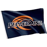 Desert Cactus Pepperdine University PU Flag - 3 x 5 Feet Waves Banner, Indoor/Outdoor Durable Fabric, 100% Polyester Design (Style 2a)