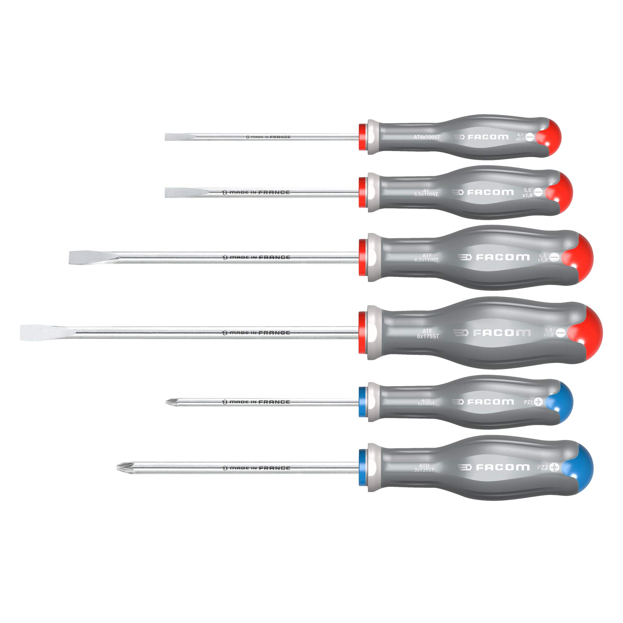 Facom ATPST.J6 PROTWIST® Stainless Steel Screwdriver for Phillips Screws and Slotted Screws