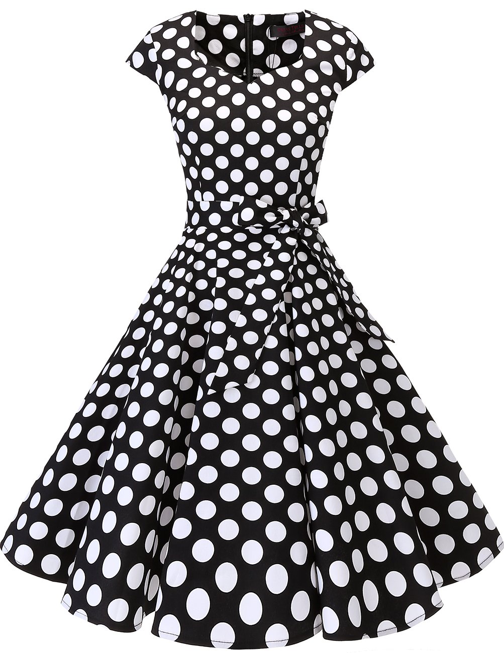 DRESSTELLS Women's Vintage Tea Dress Prom Swing Cocktail Party Dress