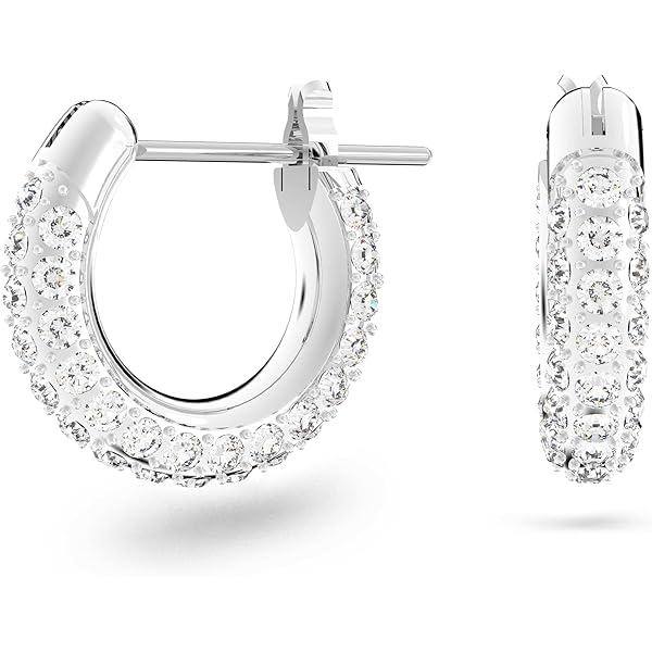 Amazon.com: Swarovski Stilla Attract Trilogy Drop Pierced Earrings