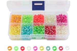 Dr.Fish Fishing Bead Bait Eggs Kits Floating Ball Stopper Plastic with Box Glow Round Luminous Saltwater Freshwater Salmon Tr