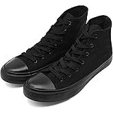rosyclo Canvas Shoes for Women and Men, High Top Canvas Sneakers Fashion Lace Up Comfortable Womens Classic Casual Tennis Walking Shoes