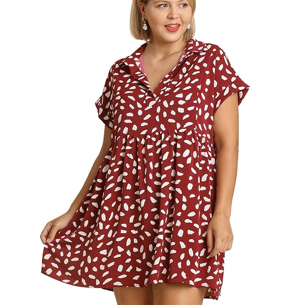 Umgee Women's Casual Style Bohemian Embroidered Short Sleeve Poly Cotton  Dress Or Tunic (S, Black) at Amazon Women's Clothing store