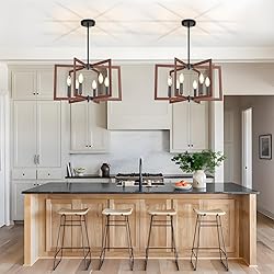 MeiShiDeng 22" Farmhouse Chandeliers for Dining