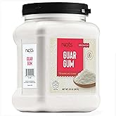 Roots Circle Premium Guar Gum Powder - Plant-Based Thickener & Binder for Baking, Sauces & Cold Desserts - Gluten-Free, Vegan