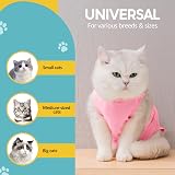 Avont Cat Recovery Suit Post Surgery Pink S view 5