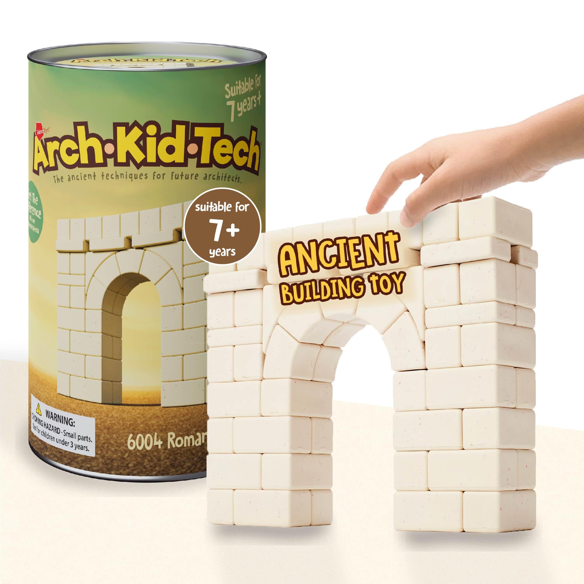 Photo 1 of Taksa Toys Ancient Roman Arch Stem Toys Premium Educational Stackable Building Blocks, for Kids Ages 7 8 9 10+ Years Old, Indoor Architectural Kit Construction Games, Montessori Children Toys 69 Pcs