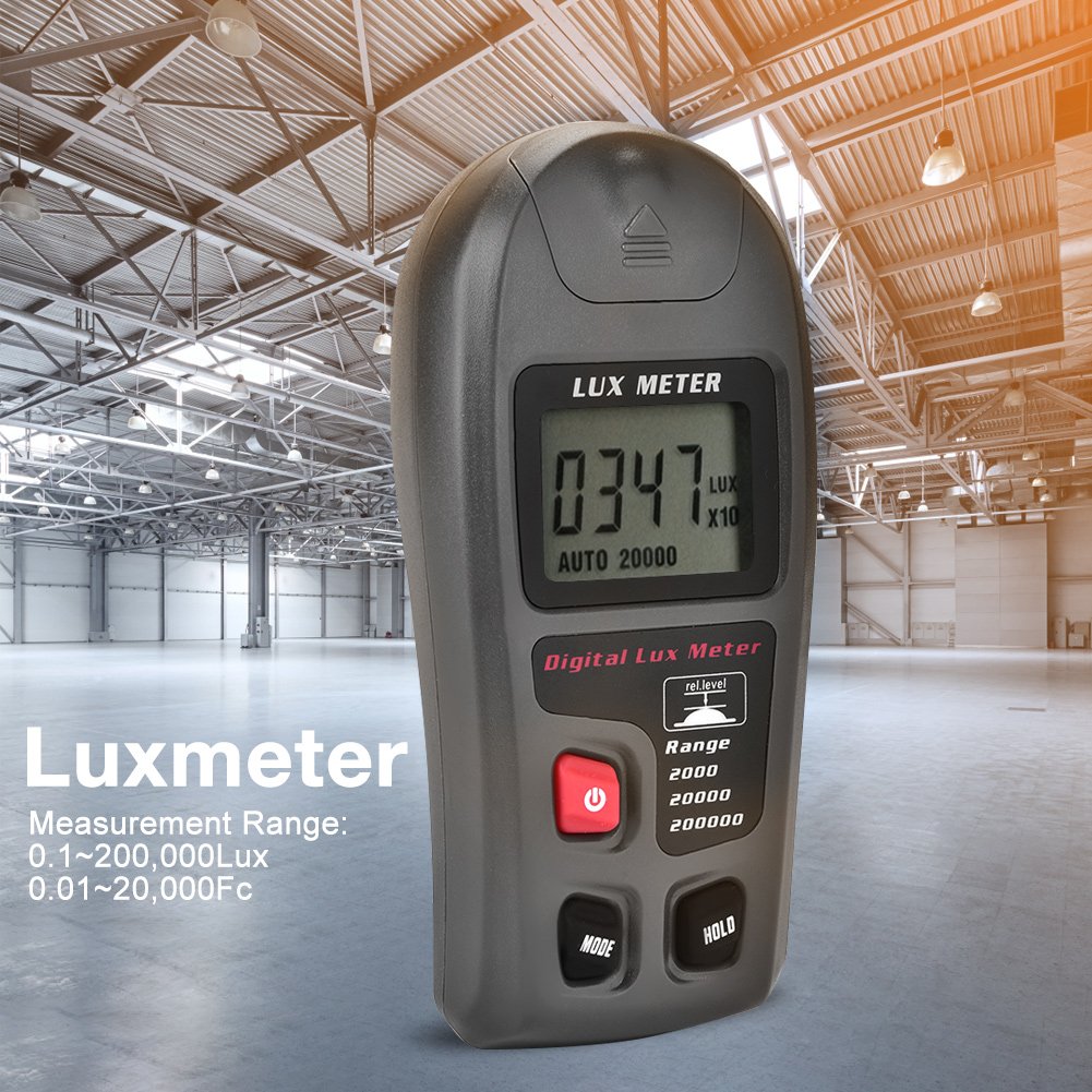 Lux Meter, MT-30 Digital Environmental Testing MT-30 Digital Light Meters with LCD Display Illuminometer - Image 4