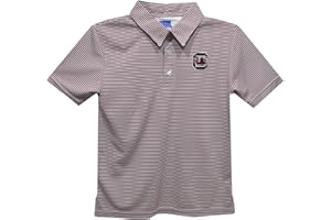 Vive La Fete Polo Shirts for Boys 100% Polyester - Embroidered Stripes Short Sleeve Polo Boys Shirt