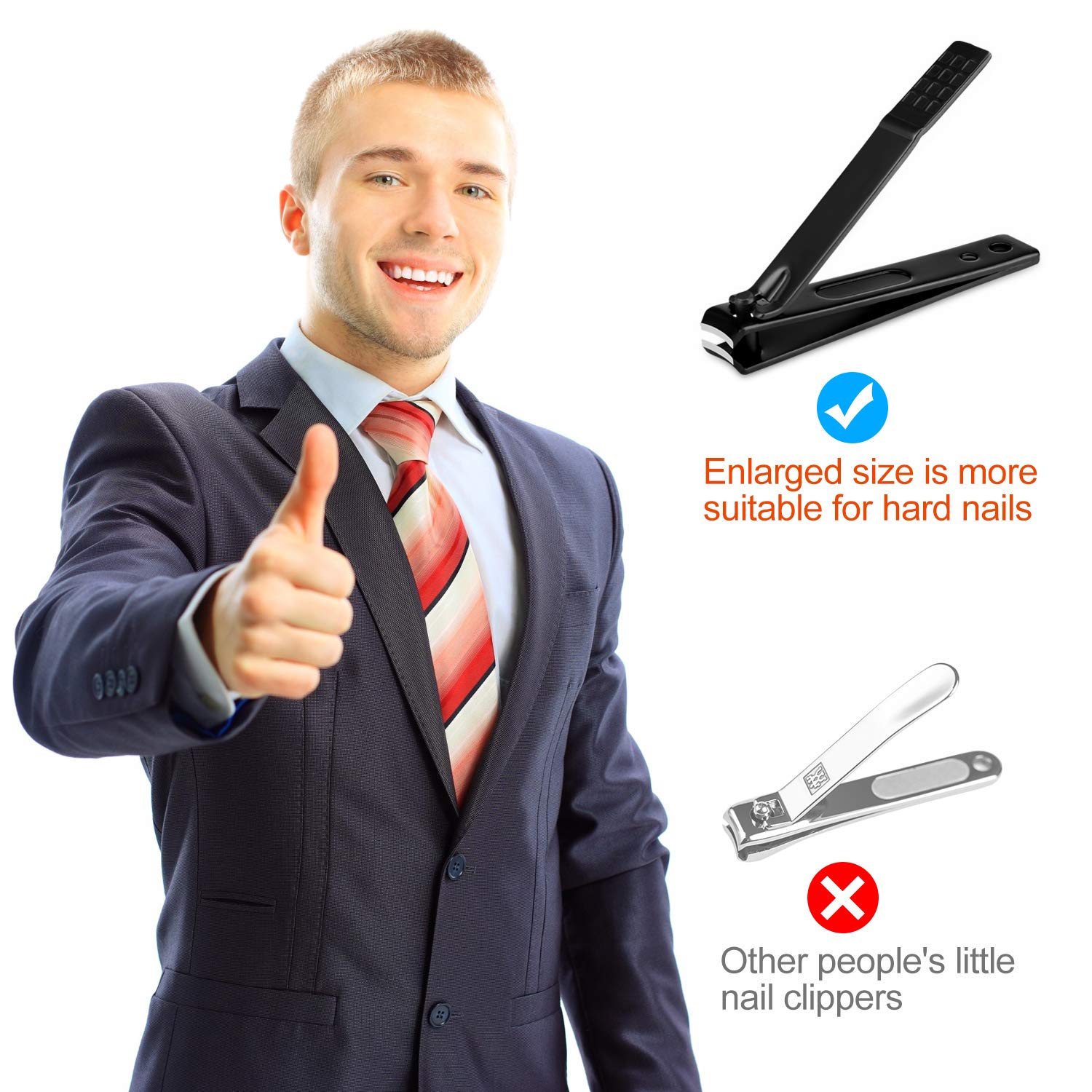 Manicure Set Personal care - Nail Clipper Kit Luxury Manicure 8 In 1 Professional Pedicure Set Grooming kit Gift for Men Husband Boyfriend Lover Parents Women Elder Patient Nail Care: Beauty
