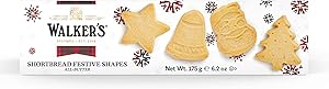Walkers Shortbread Cookies, Assorted Festive Shapes, 6.2 oz