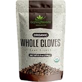 Ceylon Flavors Fresh and Pure Hand Picked USDA Certified Premuim Grade Organic Whole Cloves 3.5oz (100g)