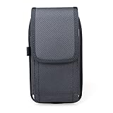 aubaddy Vertical Nylon Phone Belt Holster Case for