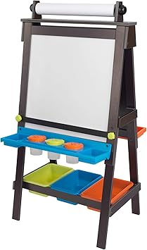 KidKraft Wooden Storage Easel with 