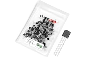 Chanzon 2N4401 TO-92 NPN Power BJT Bipolar Junction Transistor, for Switching and Amplification (Pack of 100pcs)
