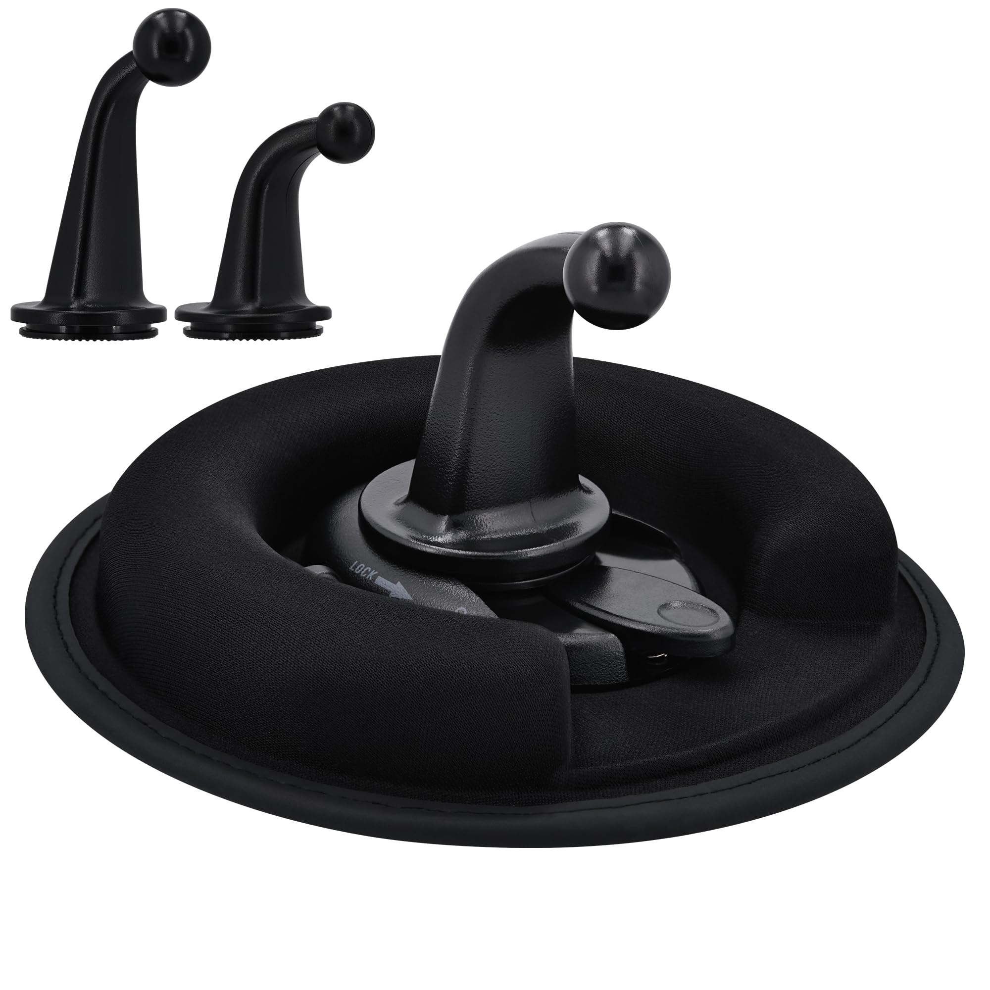 Photo 1 of Triplinger Friction Mount for Garmin GPS Drivesmart 86 Nuvi Drive Dezl OTR Overlander Zumo Driveassist DriveLuxe StreetPilot Portable NonSkid Beanbag Dashboard Mount for Garmin RV Truck XL Navigator