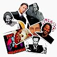 8pcs Cool Keanu Reeves Stickers for Water Bottles Laptop Motorcycle Bicycle Skateboard Luggage