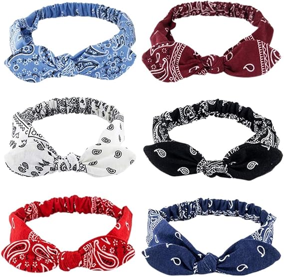 Amazon 6個入り ワイヤーカチューシャ ヘアバンド ヘッドバンド 蝶結び 髪飾り ヘアアクセサリー 蝶結び ヘアバンド ターバン 通販