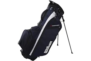 Wilson Feather Golf Cart Bag - Black/Grey/Red